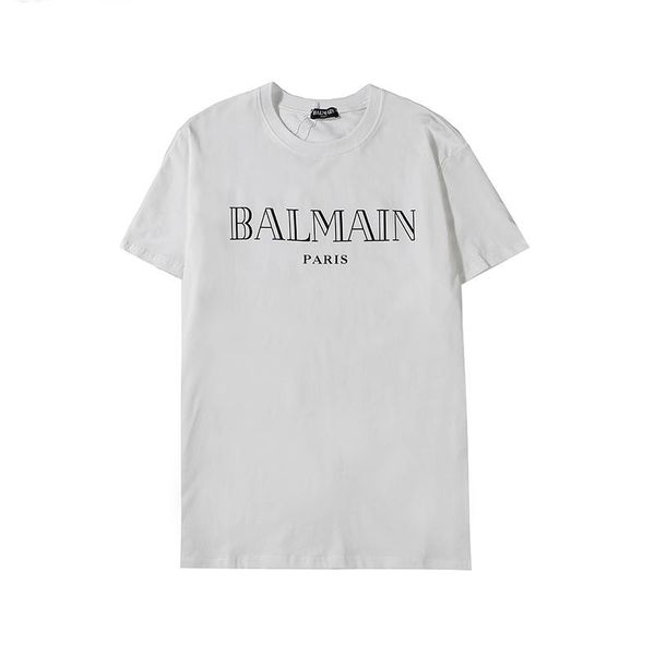 

new luxury mens t shirt brand women t-shirt letter print pullover mens casual shirts luxury sweatshirt short sleeve blouse 1842 b105201l, White