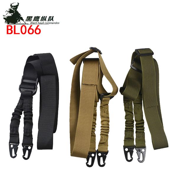 

loop outdoor army fans multi-functional two points with task lanyard cs tactical suspender strap sling shoulder lanyard multi-fu, Silver
