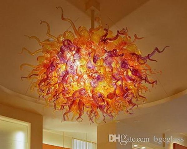 

ceiling decoration hand blown glass chandelier light modern art decor italy designed chihuly style murano glass chandelier with led bulbs