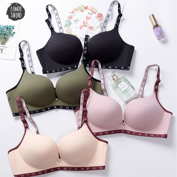 

sale seamless women bra wire three quarters breathable lingerie push up bra alphabet underwear women skin bras, Red;black