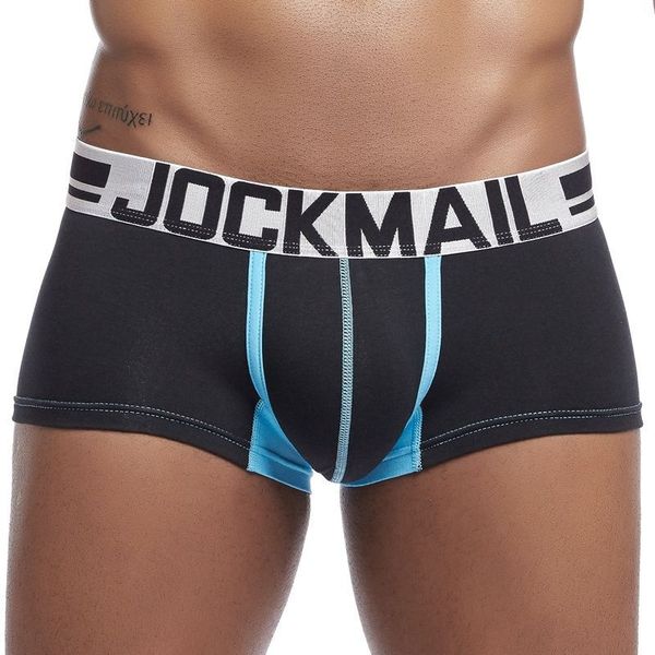 

men cotton trunks briefs underwear short underpants boxers, Black;white