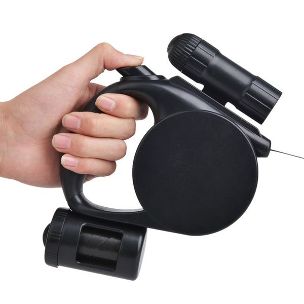 

5m large dog leash big dogs 9 led auto retractable extending handled lead night walking pet accessory