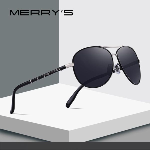 

merry's design men classic pilot sunglasses hd polarized fashion sunglasses for men luxury shades uv400 protection s'8766n, White;black