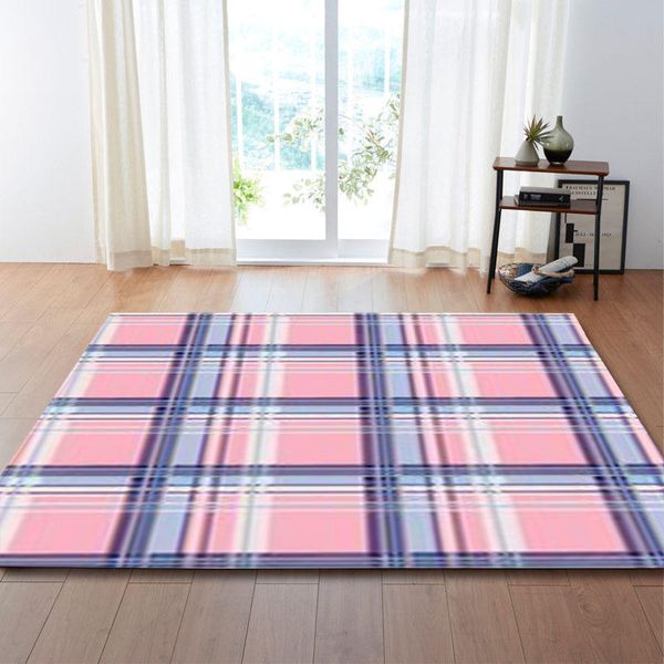 

simple modern lattice print carpet fashion area rug floormat bedroom bedside blanket study room teppich livingroom home decor