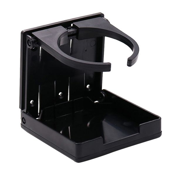 

adjustable folding black nylon drink cup holder for boat marine caravan car