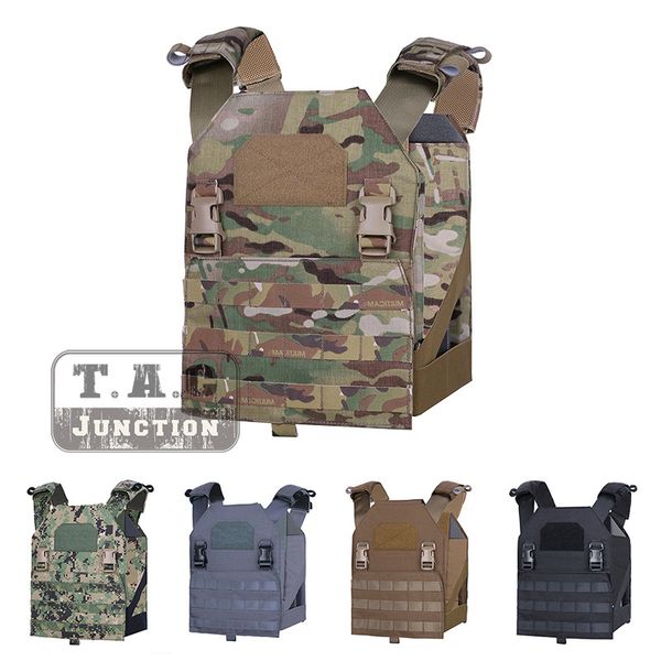 

тактический адаптивный пластинчатый носитель apc molle fast attack armor vest emersongear регулируемый легкий штурмовой жилет, Camo;black