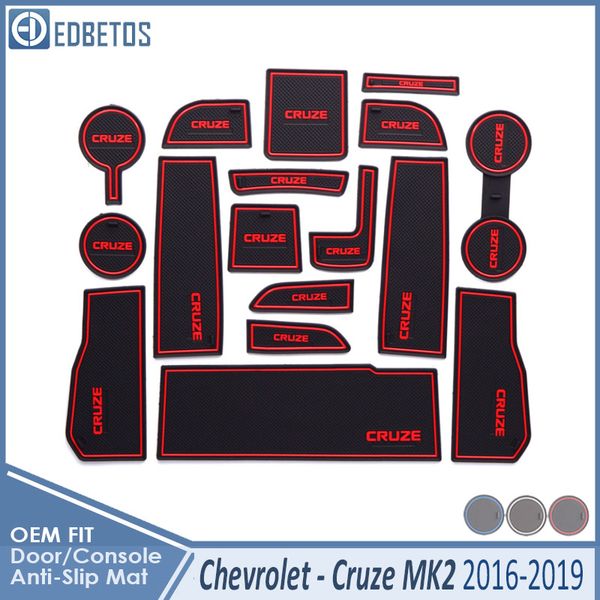 

anti-грязная pad для cruze 2 2016 2017 2018 2019 2 chevy sedan hatch аксессуары двери groove gate slot