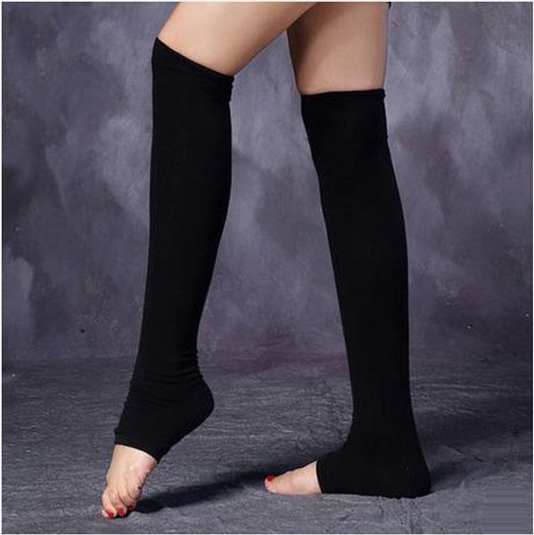 

new senior belly dance accessories cotton belly dance socks for women exercise socks, Black;red