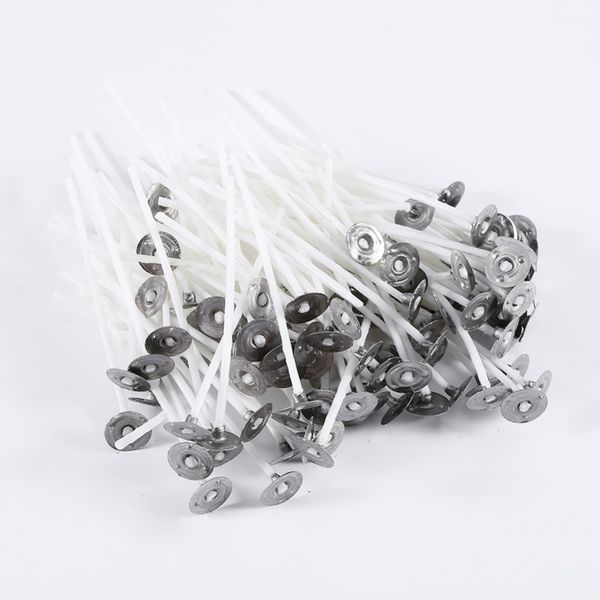 

100 pcs 8/10/12/14/15/20 cm white diy candle wick cotton core candle making for art candles pre waxed accessories decor
