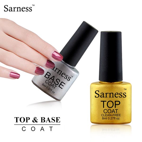

sarness base top ногтей гель лак rubber primer esmalte semipermanente ногтей блеск top coattransparent color uv gel польский, Red;pink