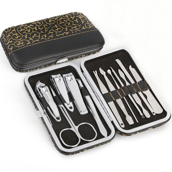 

12 in 1 nail clipper kit nail care set pedicure scissor tweezer ear pick utility manicure set tools jiu55