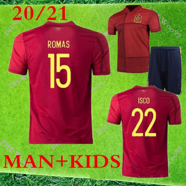 

2020 испания футбол джерси главная 20 21 испания camiseta de fútbol серхио а. иньеста коке рамос иско национальный футбол человек и дети уни, Black;yellow
