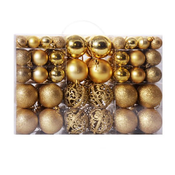 

100pcs home gift party ornament ball hanging bauble christmas tree decoration