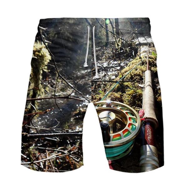 

fashion men's strapped hawaiian beach fit sport casual shorts pants forest pants funny fishing shorts fashion swimming f1