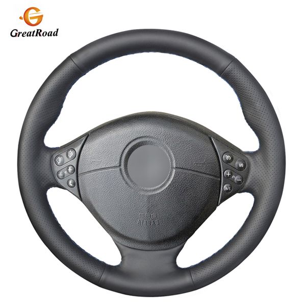 

black pu artificial leather car steering wheel cover for e39 5 series 1999-2003 e46 3 series 1999-2005 e53 x5 2000-2006 e36