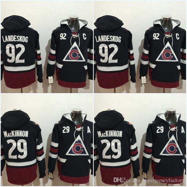 

Colorado Avalanche Hoodies 29 Nathan MacKinnon 92 Gabriel Landeskog Hockey Hoodies Sweatshirts All Stitched High Quality Free Shipping