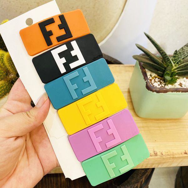 

multicolour letters designers women hair clips barrette for classic girl hair clamps women hair accessories jewelry, Golden;silver