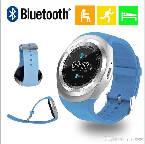 

new arrival sports fashion 2018 fashion new smart round watch supports bluetooth 3.0 men's and women's business smart watch