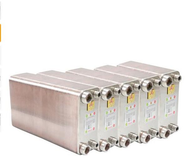 120 Plates SUS 304 Heat Exchanger Beer Wort Chiller Cooler Homerbrew