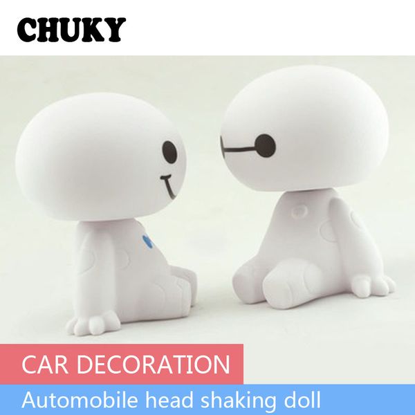 

chuky car ornaments robot shaking head doll auto interior decorations gift for qashqai astra j h kia ceed