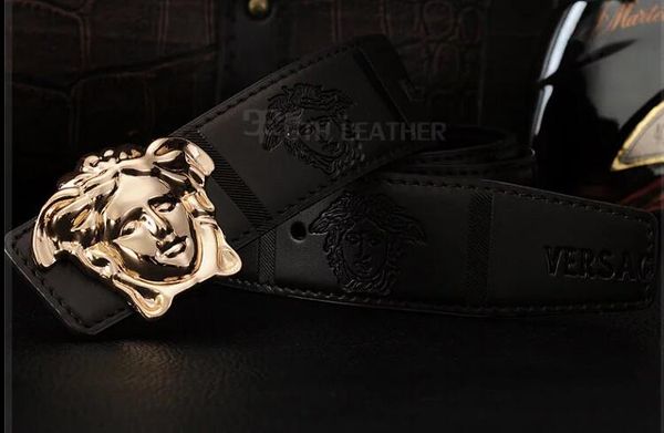 

p0versace ремни мужские beltsdesigner пояса плед роскошный кожаный ремень бизнес ремни цветок женщины большой золотой серебряной пряжкой с к, Blue;gray