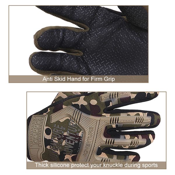 

anti-skid full finger ski glove outdoor hunting tactical gloves winter skiing glove for training fitness cycling fishing cs game