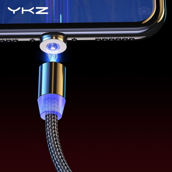 

YKZ Magnetic USB-кабель для Huawei Samsung Xiaomi Тип C Type-C Зарядка USB C Магнит Кабель зарядного устр