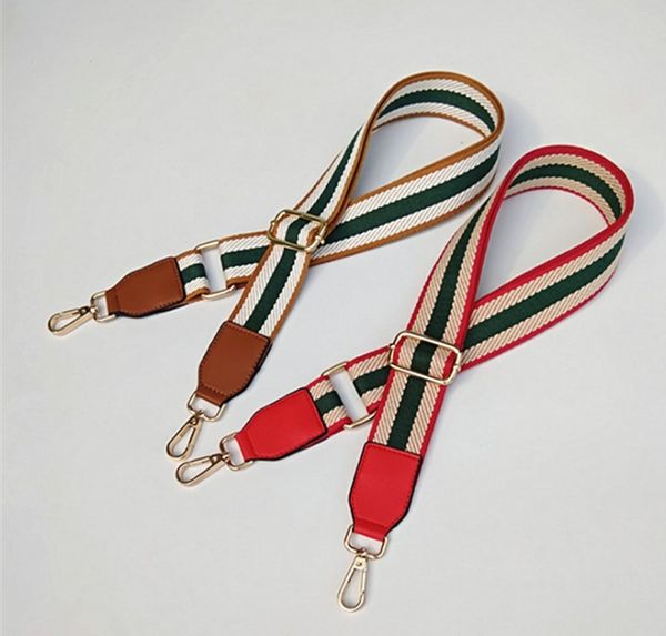 

новый регулируемый полосатая сумка плеча ремень нейлона для crossbody женщин сумка аксессуары сумки кошелек ремень сумка пояса bandolera 3,8, Black