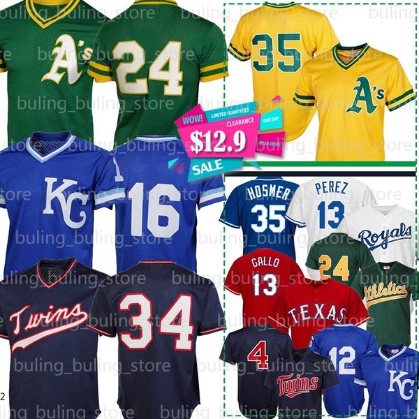 

24 rickey henderson jerseys 35 rickey henderson 16 bo jackson 34 kirby puckett 13 salvador perez joey gallo reggie jackson nolan ryan, Blue;black