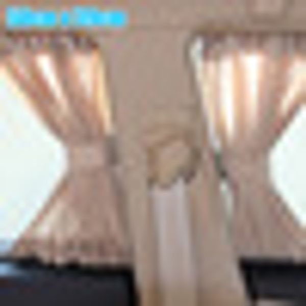 

2pcs sunshade visor 50*39cm beige accessories set universal car curtains front /rear window anti-uv sale stock