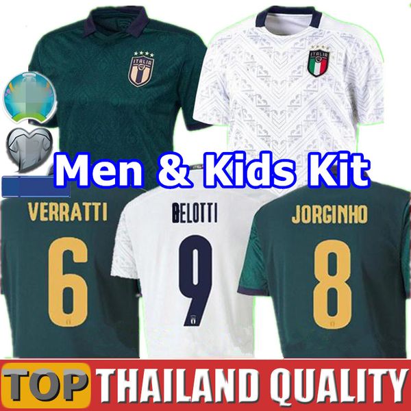 

2019 2020 italy occer jer ey in igne renai ance football hirt chiellini bonucci bernarde chi belotti en i barella men kid kit uniform, Black;yellow
