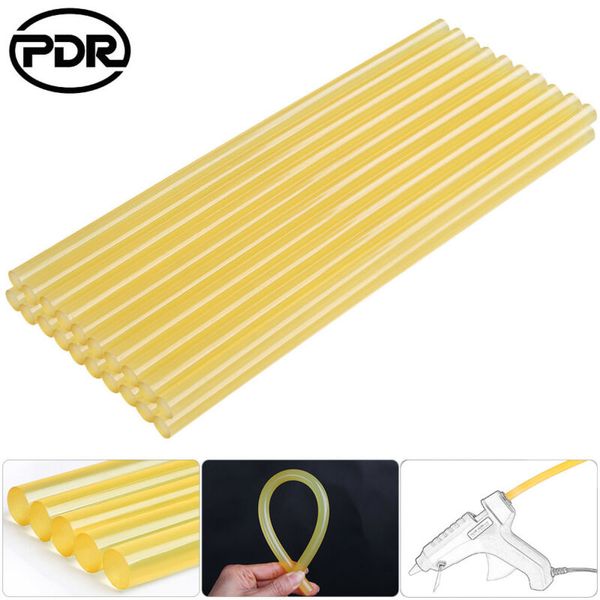 

super pdr 20 pieces yellow glue sticks paitless dent removal tools dent damage repair tools