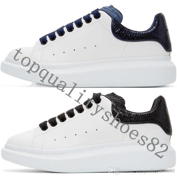 

2020 designer mens women casual shoes fashion platform trainers sneakers luminous fluorescent shoe snake back leather vintage chaussures