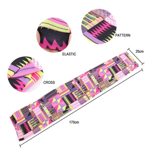 

african bandanas nigerian turban headscarf pattern head muslim cotton head women long wrap for wear ladies hair accessories wsgvd, White;black