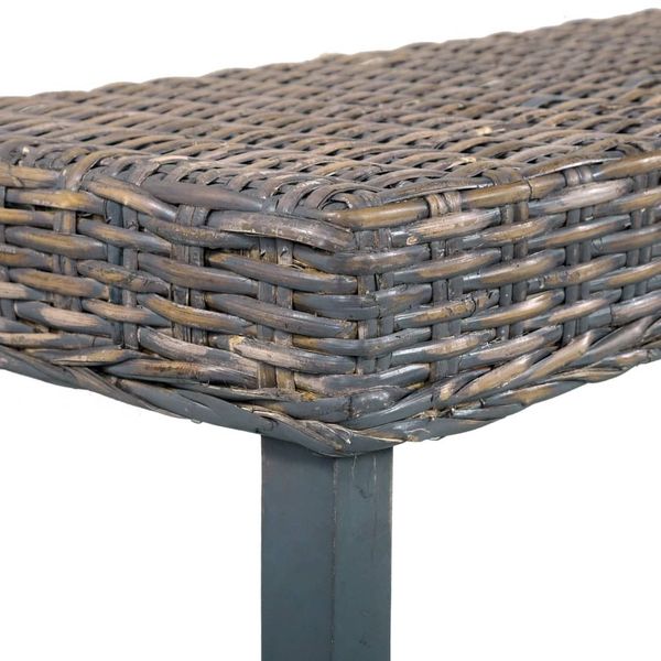 

bench 160 см серый натуральный kubu ротанг и solid wood mango садовые наборы