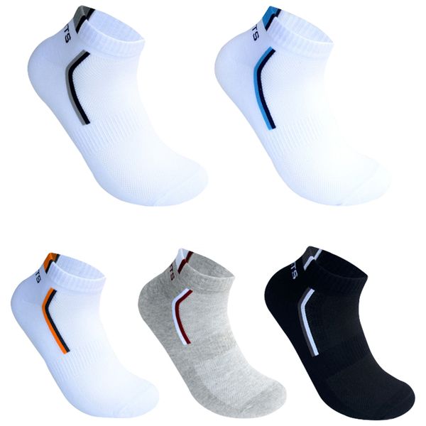 

cotton socks men solid color fashion male boat socks shallow mouth absorb sweat man short spring autumn meias 5pairs/lot, Black