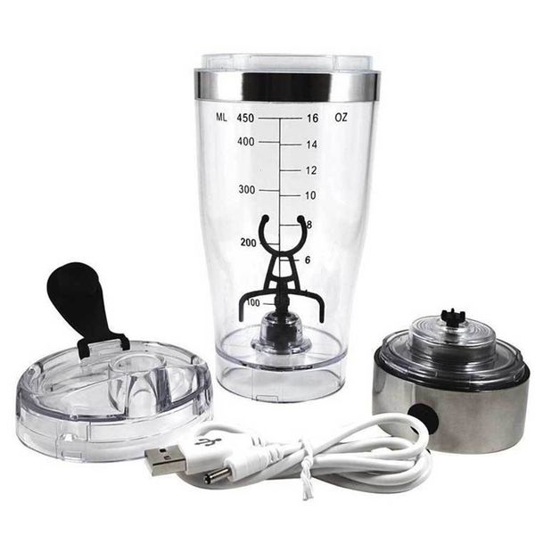 

450ml electric blender protein shaker bottle portable automatic vortex mixer