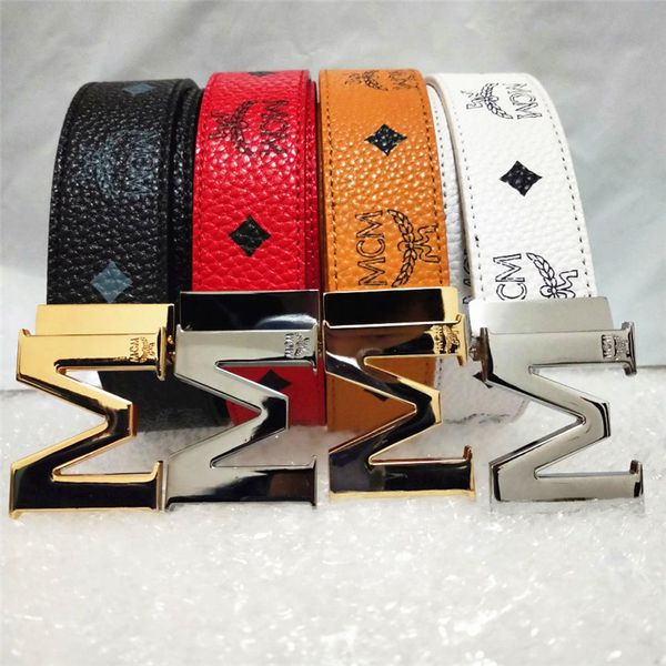 

De igner 13 letter belt leather multicolor belt for men and women luxury 13 fa hion 13 mcm 13 trap jean woman wai t belt, Black;brown