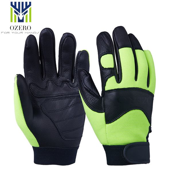 

new ski moto racing leather gloves deerskin sports warm waterproof anti cold anti slip snowboard cycling hiking for men woman