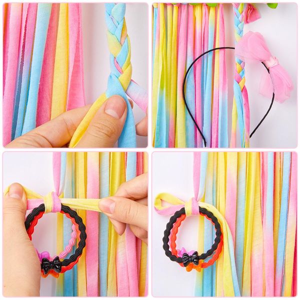 

fioday hanging flower decorated wood hair bows storage belt for girls strip cloth barrette hairband organizer holder diy tools, Slivery;white