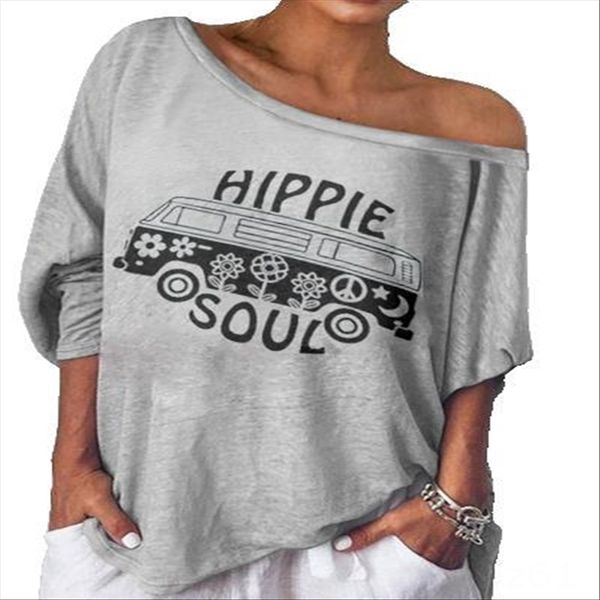 

2019hipple soul car printed t-shirt female 2019hipple soul car printed t-shirt female, White