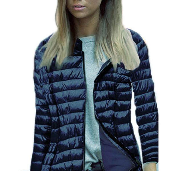 

winter thicken warm women's parka coat korean style stand collar cotton padded women coat 2019 blown thicken parka female, Black