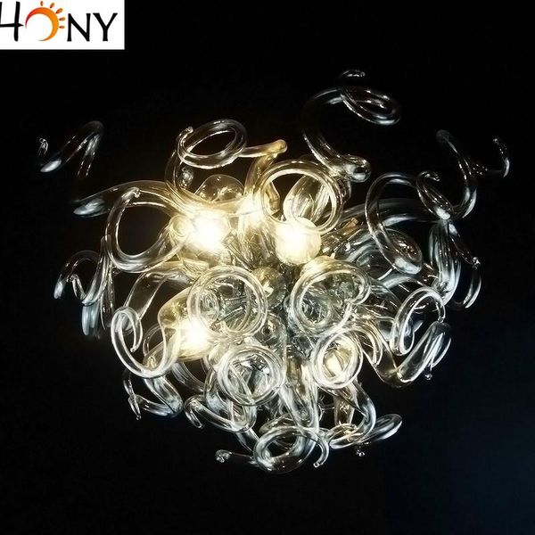 

romantic crystal chandelier table centerpiece for wedding decor modern style hand blown glass crystal chandelier