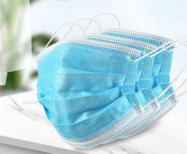 

1pcs high v маска качества открытый одноразовые non woven 3ply face