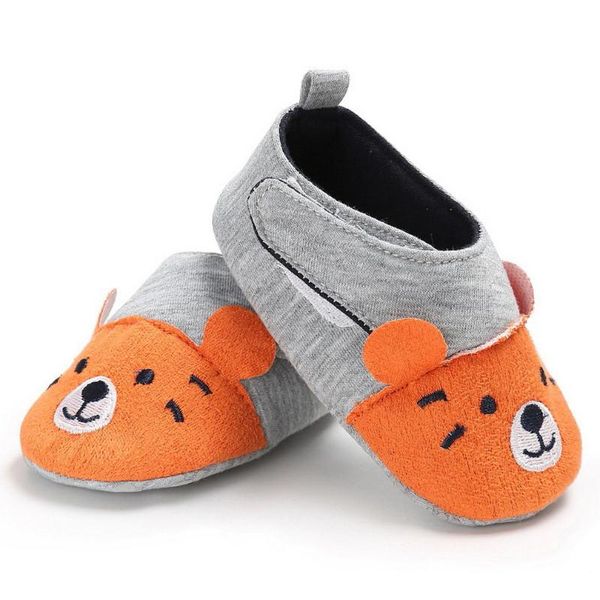 

fashion cotton cloth first walker cartoon baby boy girls shoes toddler 0-24m non-slip soft bottom shoes