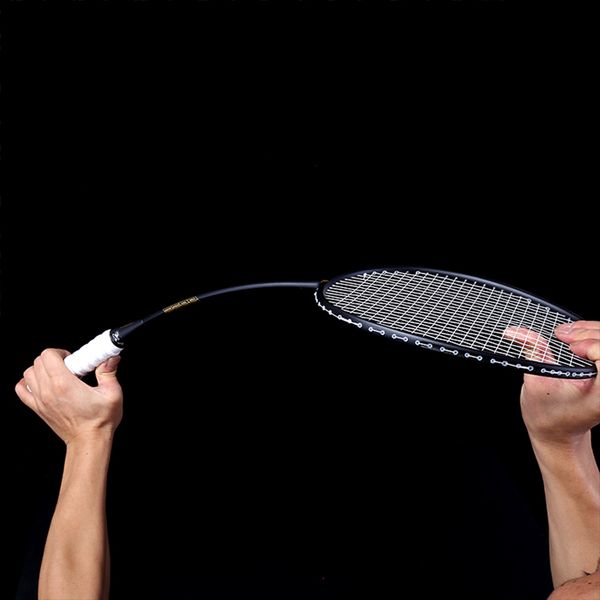 

ultralight 6u badminton racket professional carbon portable grips sports bhd2