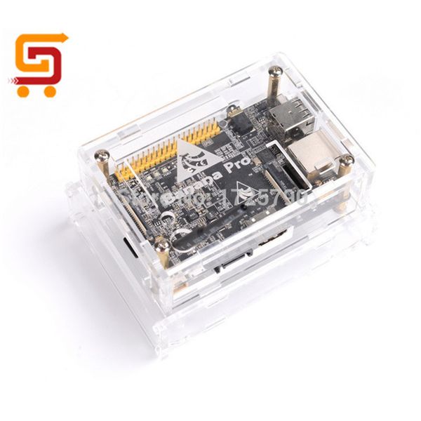 

new original anti-knock acrylic banana pro case box cover shell banana pi 2 transparent case