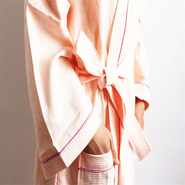 

star l pure cotton waffle bathrobes beauty salon home bath pure cotton yukata white thick custom
