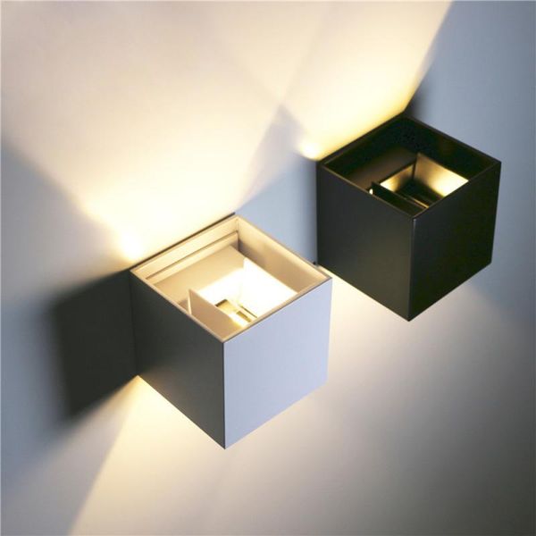 

modern 12w led wall light up down outdoor sconce spotlighting lamp fixture ip65