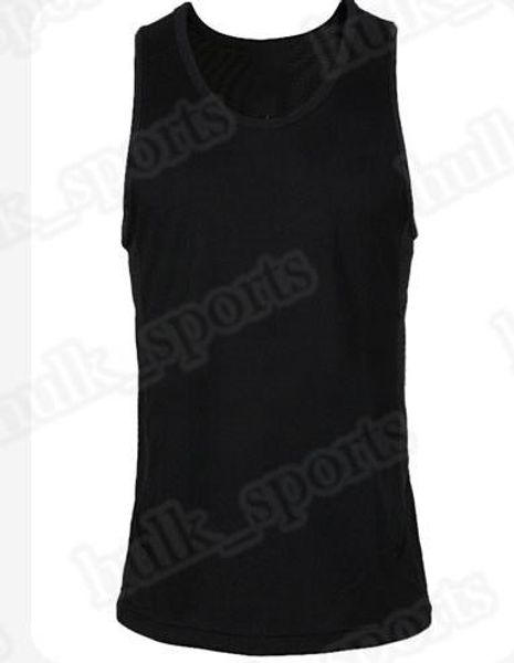 

1415181 Summer sleeveless sports and fitness vests men loose T shirt cotton running vest trend clothing bottom outsidse wear comfortable 50